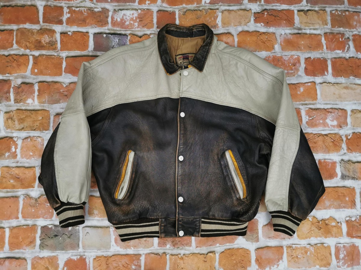 USA製AMERICAN SPIRITレザーバーシティジャケットLヴィンテージ