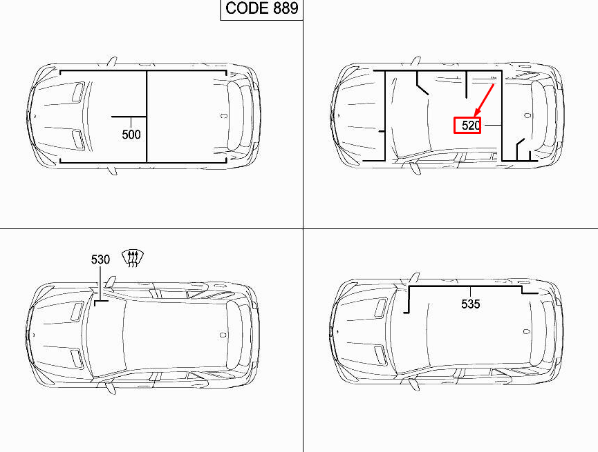 Neu MERCEDES-BENZ ML W166 Parkassistent-Kabelbaum A1664405213 Original