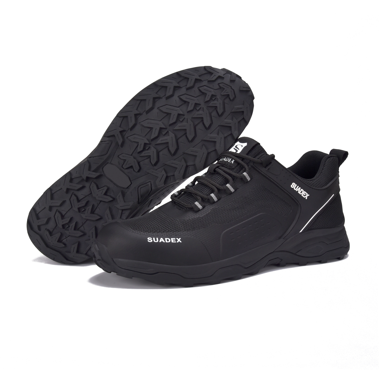 SUADEEX Sicherheitsschuhe Leicht Stahlkappe Arbeitsschuhe Sneaker Sportliche