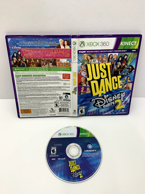 Just Dance: Disney Party 2 (Microsoft Xbox 360, 2015) Game and Case