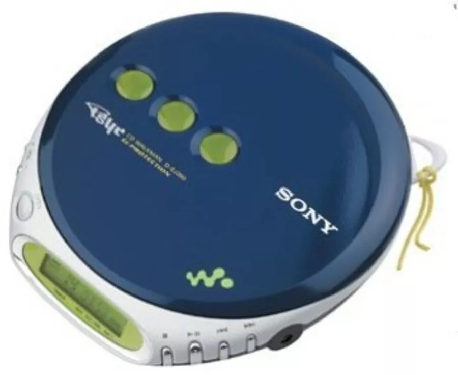 Sony D-EJ360 PSYC CD Walkman (Blue) (Discontinued by Manufacturer)