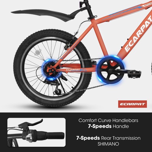 20 Inch Bike Kids Bicycle Kids Montain Bike Gear 7 Speed Bike for Boys and Girls - Picture 5 of 8