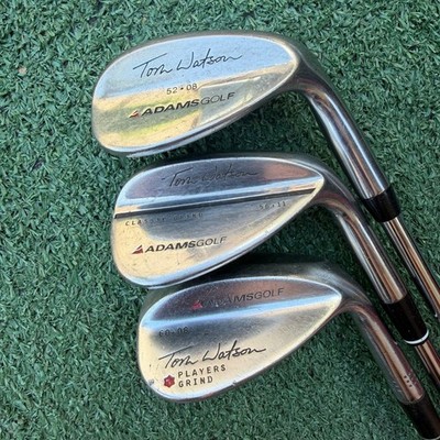 ADAMSGOLF Tom Watson Wedges Steel Shaft Set 52 56 60 Golf Clubs