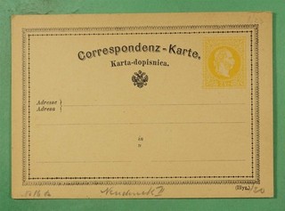 DR WHO AUSTRIA HUNGARY POSTAL CARD UNUSED R62251