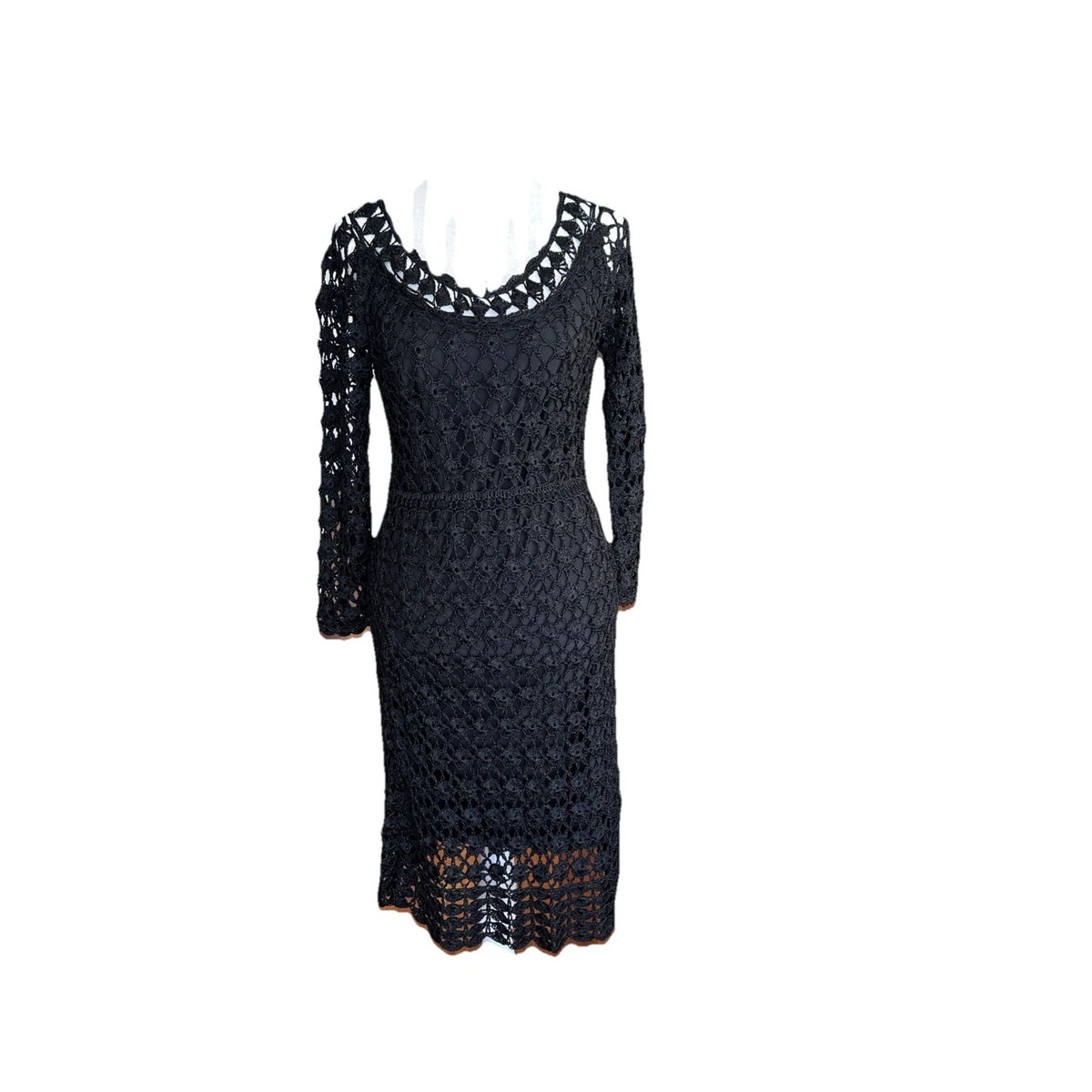 chinese dress ladies Black Lace Maxi Dress
