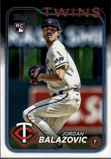 Jordan Balazovic 2024 Topps Minnesota Twins Rookie #263