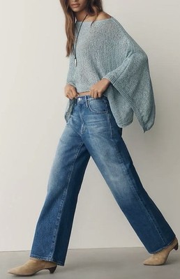 Sz27 NWT Mother Superior The Dodger Button Flood In Green Thumb