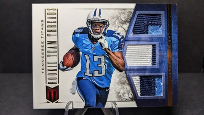 2012 Panini #7 Kendall Wright Rookie Team Threads Triple Materials Prime SP/25