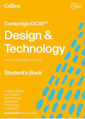 Cambridge IGCSE Design  Technology Students Book by Stewart Ross PAPERBACK - Image 3