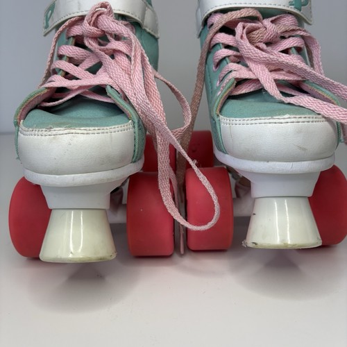 Pacer Scout ZTX Jugend Rollschuhe Größe Youth 2 Wintergrün Pink Sonic Rollen - Bild 7 von 12