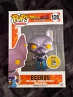 Funko Pop Animation Dragon Ball Z Resurrection F #120 Metallic Beerus 2016 SDCC