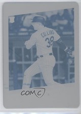 2020 Panini Donruss Retro 1986 Printing Plate Cyan 1/1 Zack Collins (Base) 00li
