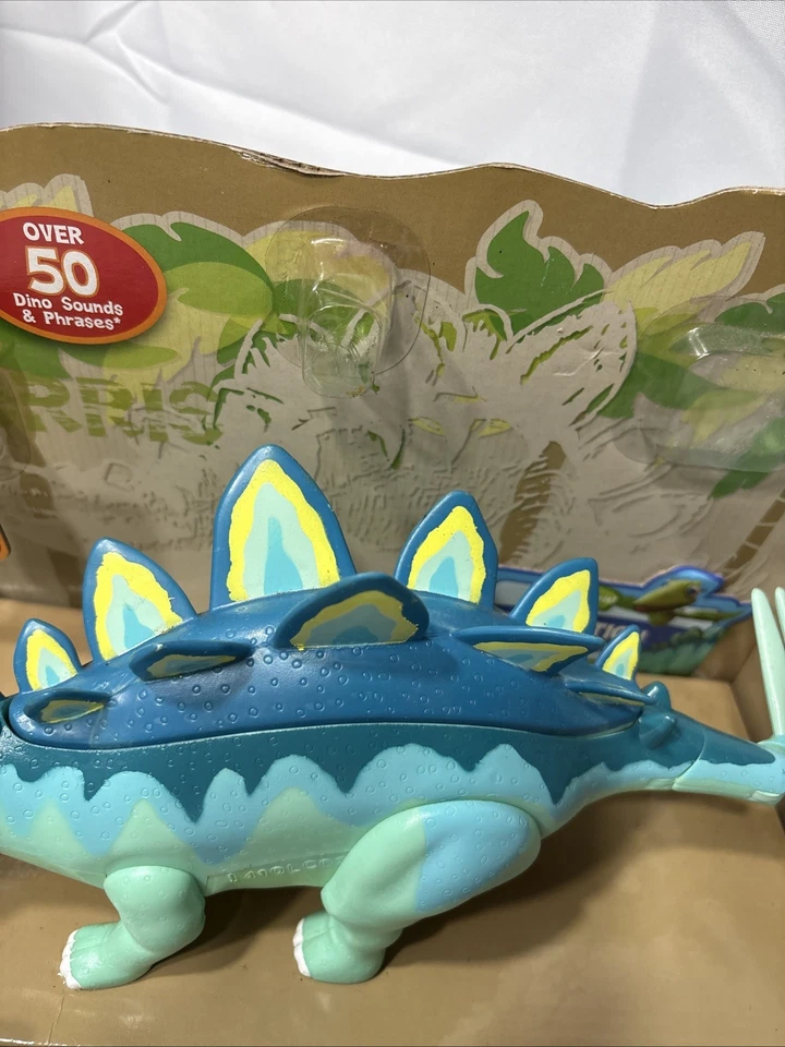 PBS Jim Henson Dinosaurio Tren Morris Stegosaurus Interactivo Talking Figura Nuevo Foto 4 de 4