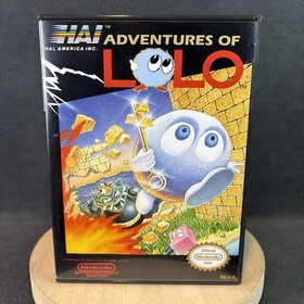 Nintendo NES - Adventures of Lolo - Game & Case - Tested