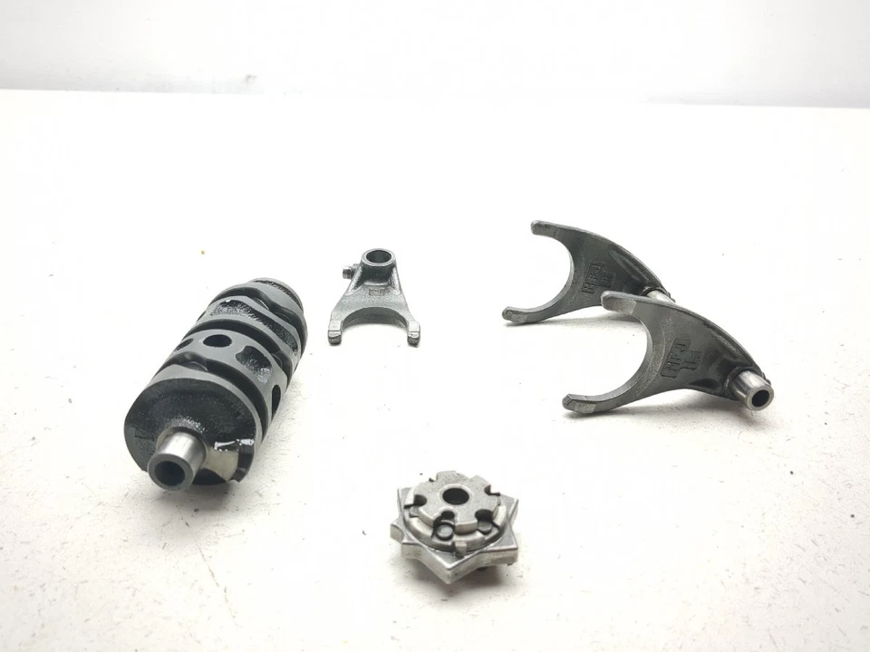 08 Honda CBR 600 RR Transmission Shift Shifter Forks and Drum - Image 2 of 4