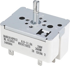 WB24T10025 Surface Burner Control Switch, Replace for GE Stove Parts, WB24T10025
