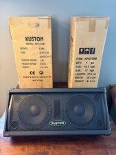 NEW Pair of Kustom PA KPC210M Stage Monitors  Dual 10" Speakers