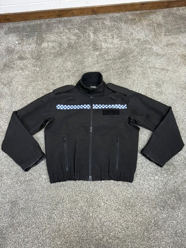 Black Soft Shell Fleece Jacket Security Patrol TV Film Model PR2SSF1