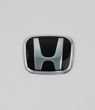 Black Steering Wheel Emblem Fit For 2006 Honda Civic Accord Badge 5040mm