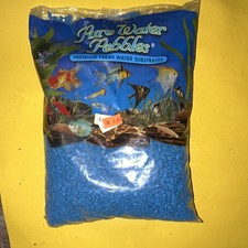 Pure Water Pebbles Heavenly Blue Aquarium Gravel 5lb All Water Types MPN 70065