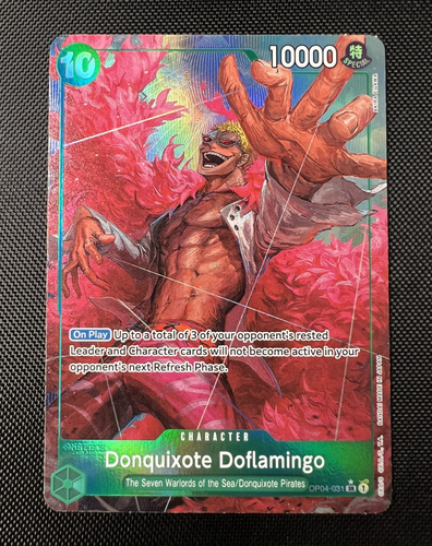 DON!! Carta Oro Donquixote Doflamingo PEZZO UNICO Il Miglior - Foto 8