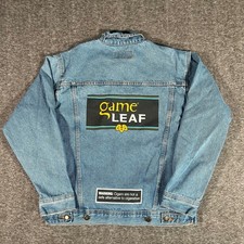 Wrangler Rugged Wear Exclusive Game Leaf Denim Jacket Med Blue Trucker Rjk30vi