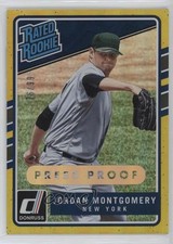 2017 Panini Chronicles Press Proof Gold 76/99 Jordan Montgomery #203 1fc4