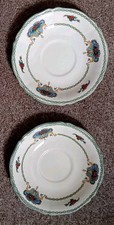 2 x ROYAL VENTON WARE Art Deco Plates/Saucers (16cm) - 1931-36
