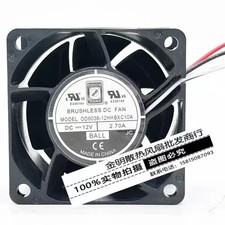 1 pc. New OD6038-12HHBXC10A 12V 2.7A 6cm 3-Pin Cooling Fan