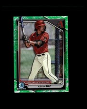 Kevin Sim 2024 Bowman Chrome Prospects #BCP-34 Green Parallel Diamondbacks I2