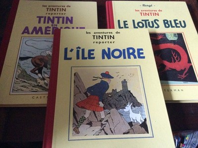 Tintin [3 BD Hardcover]Französisch France HERGE Tim & Struppi Casterman RI Lotus