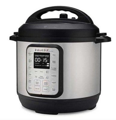 New Instant Put Duo Plus 9- In-1 Multicooker. Stainless Steel 6 Quarts.