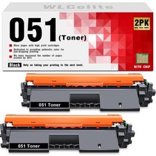 2PK 051 Toner Cartridge for Canon 051 CRG051 imageCLASS LBP162dw MF264dw MF267dw