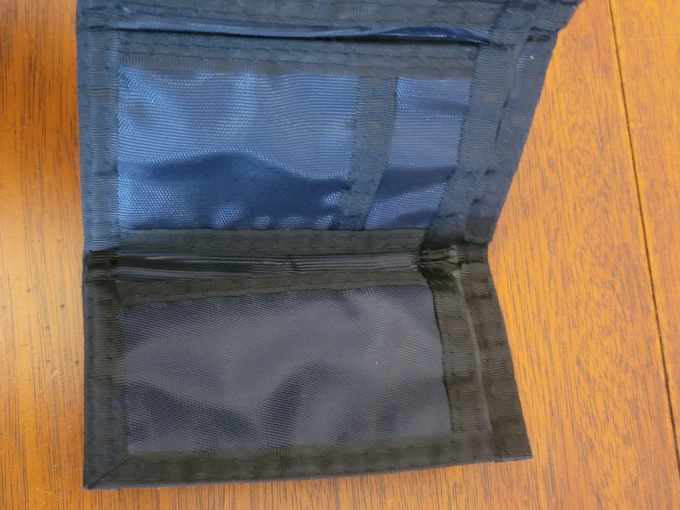 Vtg Rico Cleveland Indians Chief Wahoo Logo Blue Tri-fold Wallet 1990 - Image 4 of 4