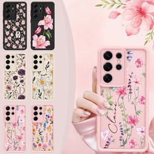 Personalized Floral Silicone Phone Case For Samsung A17/S26/S25 Drop-Proof Cover
