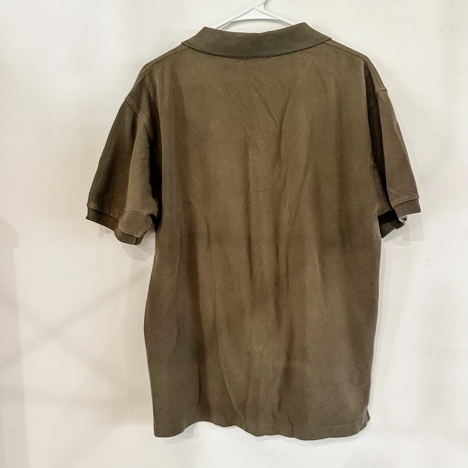 Camisa polo vintage Hang Ten para hombre XL verde tostado golf playa surf San Diego Y2K Foto 2 de 4