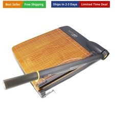 12'' TrimAir Wood Guillotine Paper Cutter  Paper Trimmer, 30 Sheet