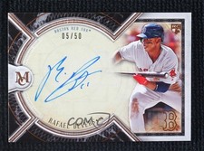 2018 Topps Museum Collection Archival Copper 5/50 Rafael Devers #AA-RD Auto 1v3
