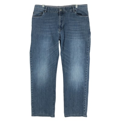 Peter Millar Mens Size 38x28 Jeans The Jean 5 Pocket Stretch Blue *HEMMED