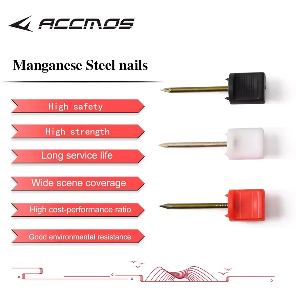 Archery Target Pins Steel Nail Fix Straw Paper  Face Foam Practice Bow Shooting  - Image 3 of 4