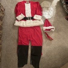 Vtg RUBIES Santa Suit/Costume. Size Standard . 9 pieces