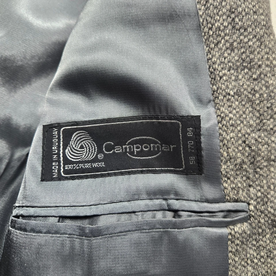 Woodmere Men's Wool Suit Jacket Blazer Gray Dress Casual Jacket Size 44L Long — 第 2/4 张图片