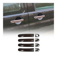 TüRgriff Blende TüRgriffkappe FüR VW T6 T6.1 Alle 2015-2024 4TüR H2 Carbon Rot