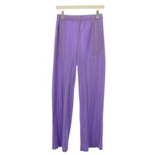 Used Pleats Please Issey Miyake Thicker Bottoms Easy Pants 5 Lavender