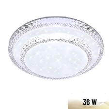 Plafoniera Led Soffitto Moderna 36W Rotonda Cielo Stellato Dimmerabile BTL-907