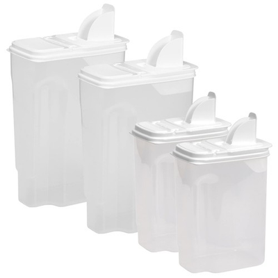 #ad Buddeez Bag In All Purpose Food 4 Piece Dispenser Set Includes 2 X 8 Quart $52.78