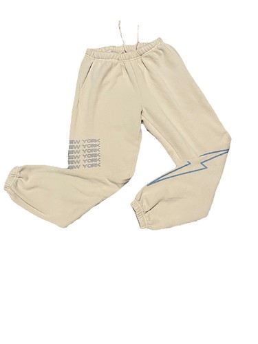 Starfit New York Sweatpants Womens Med (24x27) Lightening Bolt Gym Outdoor SH4