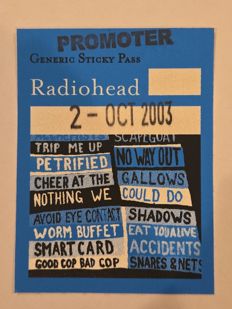 Original Radiohead Memorabilia for sale | eBay UK