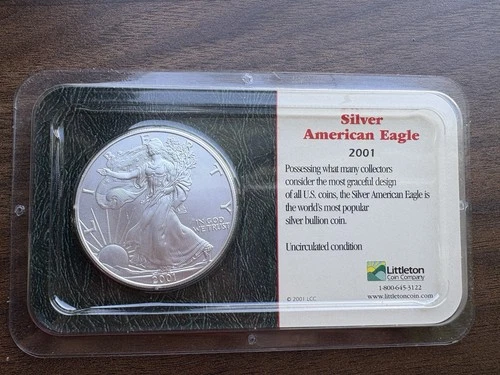 2001 1 oz Silver American Eagle (Brilliant Uncirculated)