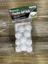 World Of Golf 12-Pack White Practice Golf Balls 12